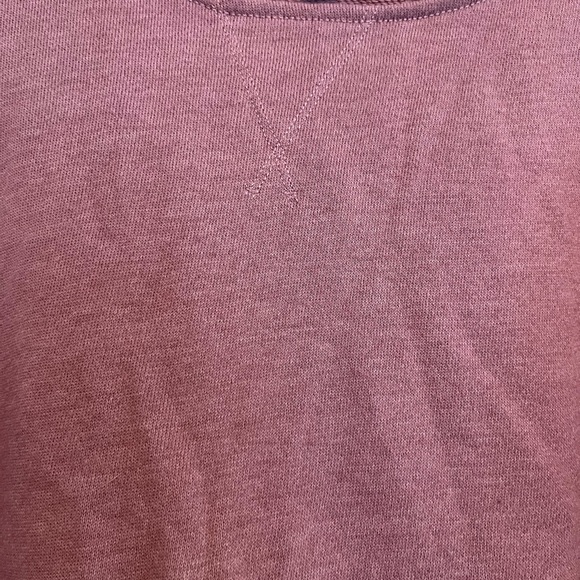 American Eagle Outfitters Mauve Sweatshirt with Floral Sleeves - Picture 3 of 6